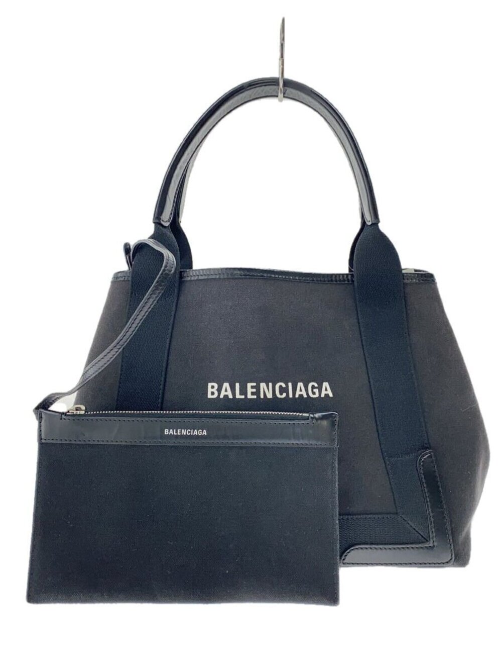 Balenciaga Handbag Canvas Black